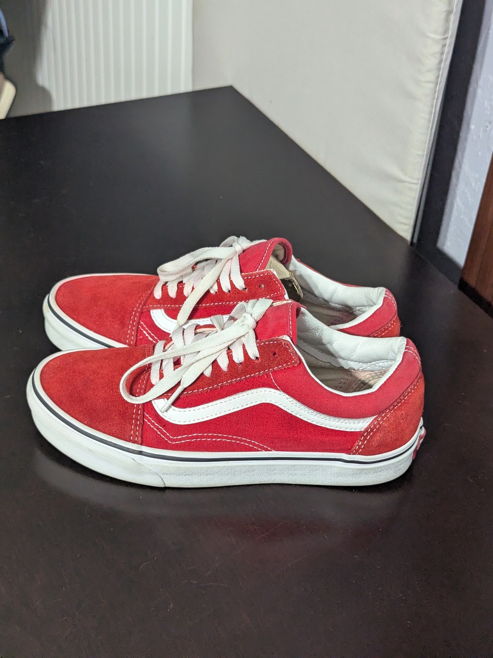 Vans Red Old Skool Skate Shoes